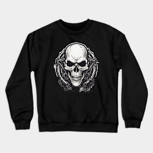 Terrifying skull Crewneck Sweatshirt